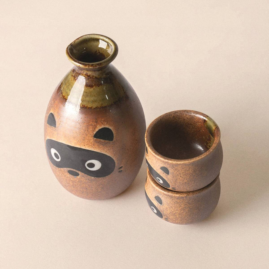 Sake Set - Racoon