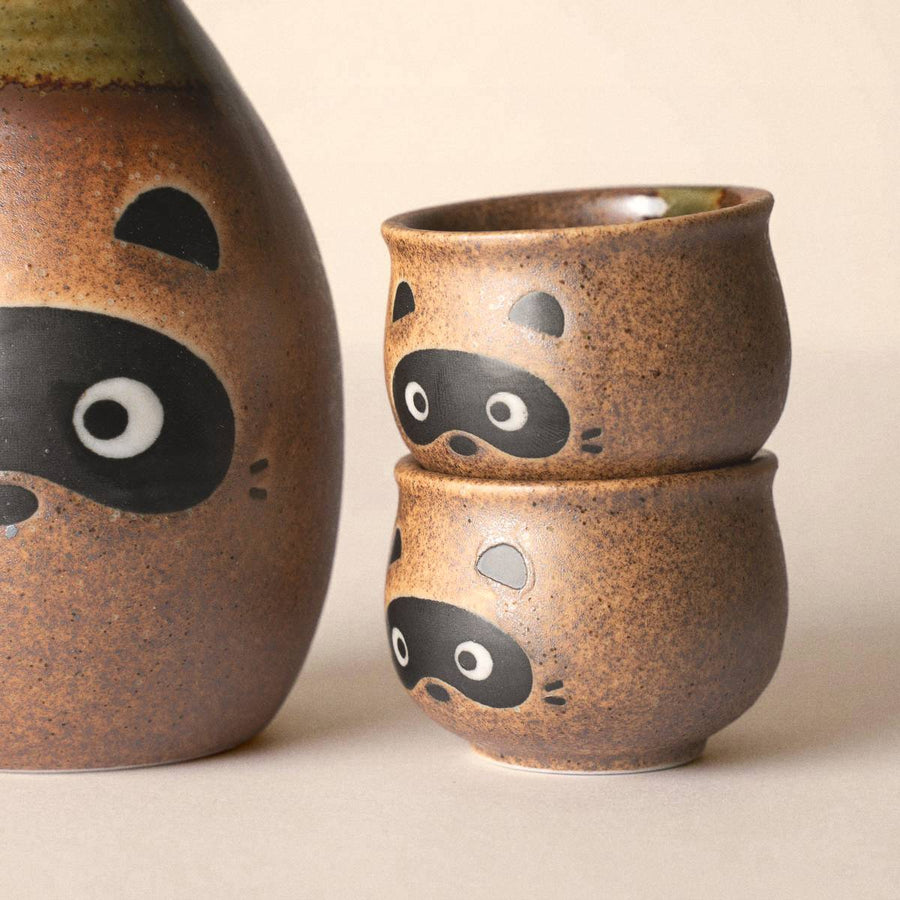 Sake Set - Racoon