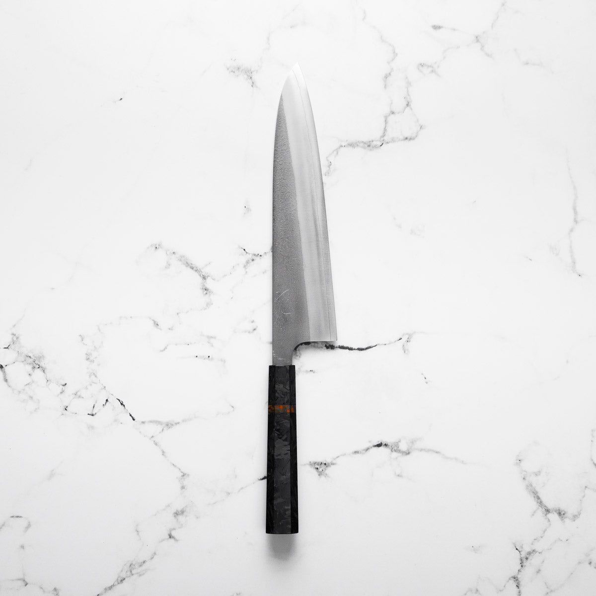 Yoshikane (Hatsukokoro) SKD Nashiji Extra Tall Gyuto 240mm - Carbon Fibre