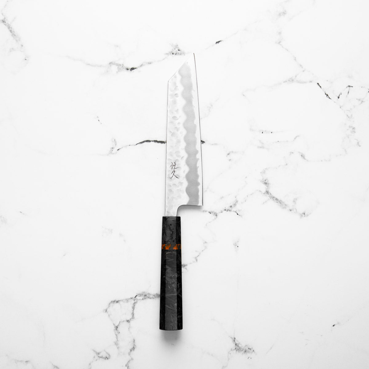 Tsunehisa White 2 Stainless Clad Tsuchime Bunka 165mm - Carbon Fibre