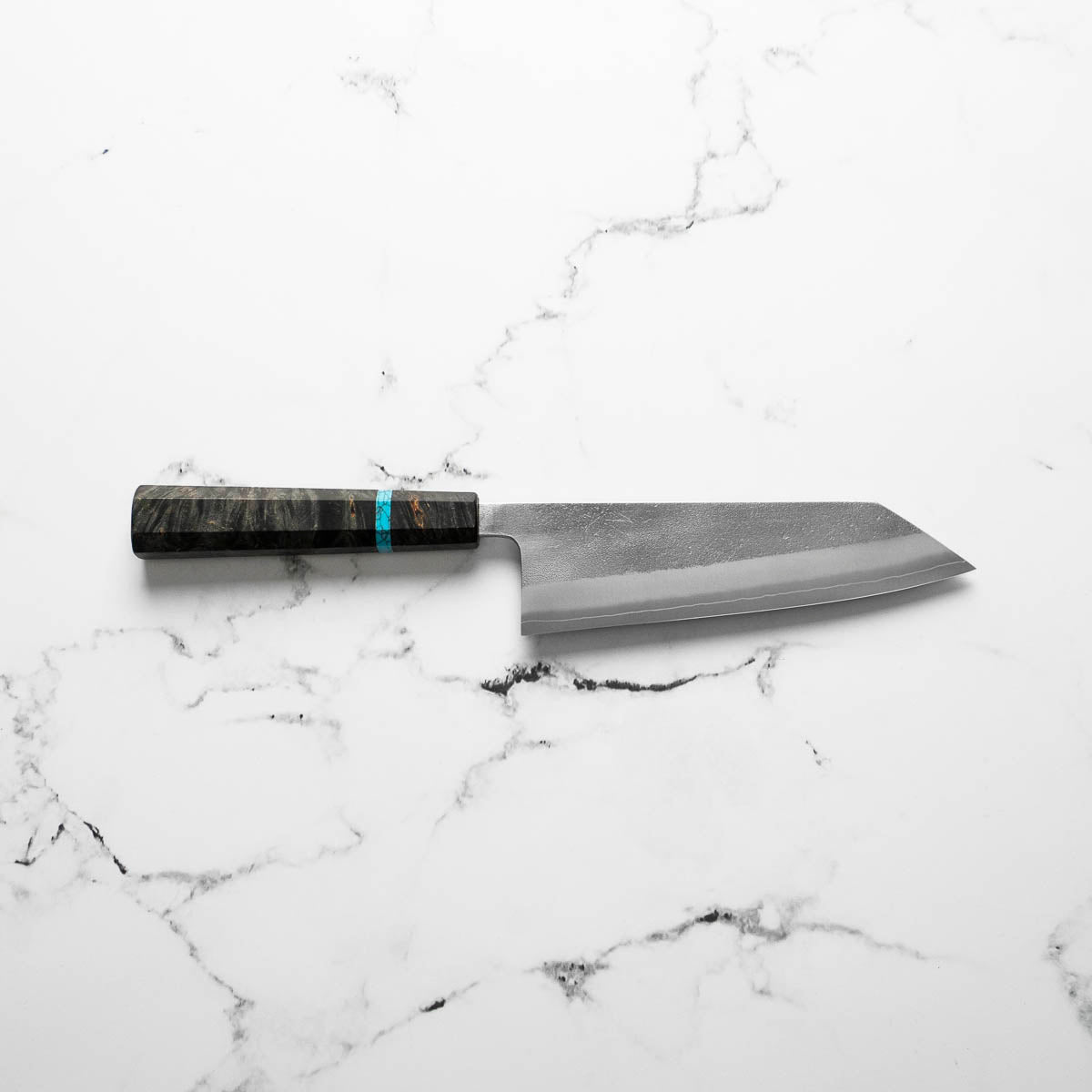 Yoshikane (Hatsukokoro) SKD Nashiji Bunka 165mm - Maple Turquoise