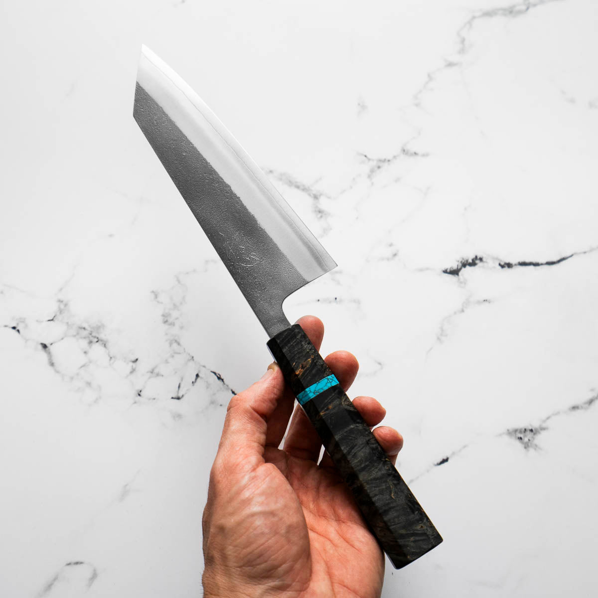 Yoshikane (Hatsukokoro) SKD Nashiji Bunka 165mm - Maple Turquoise