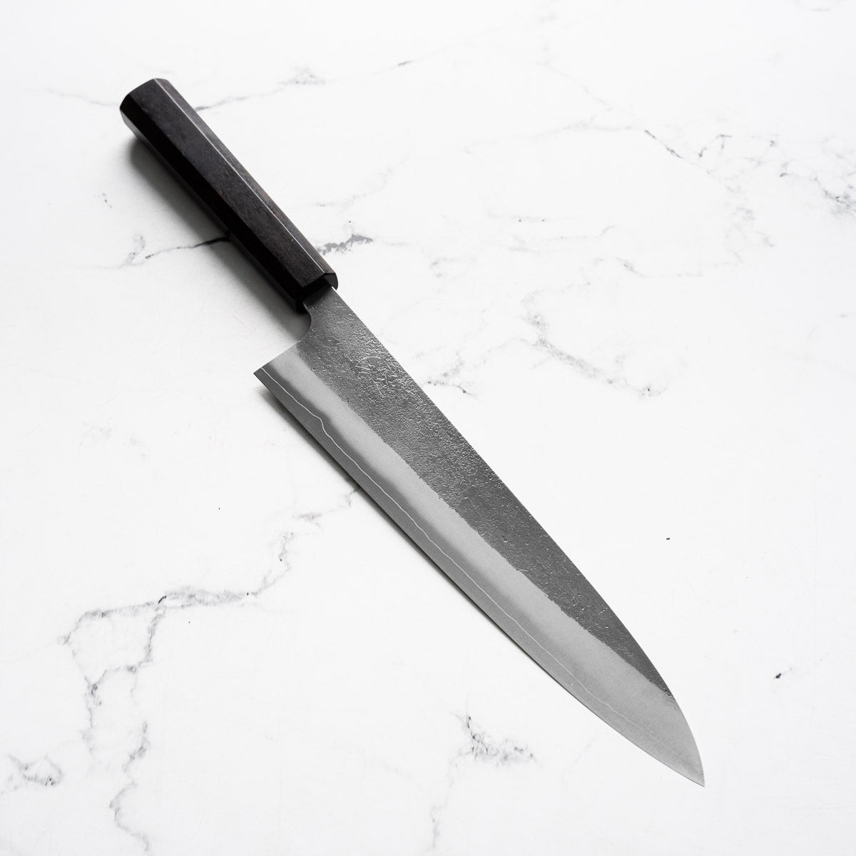 Yoshikane Hamono (Hatsukokoro) SKD Nashiji Gyuto 240mm - Ebony