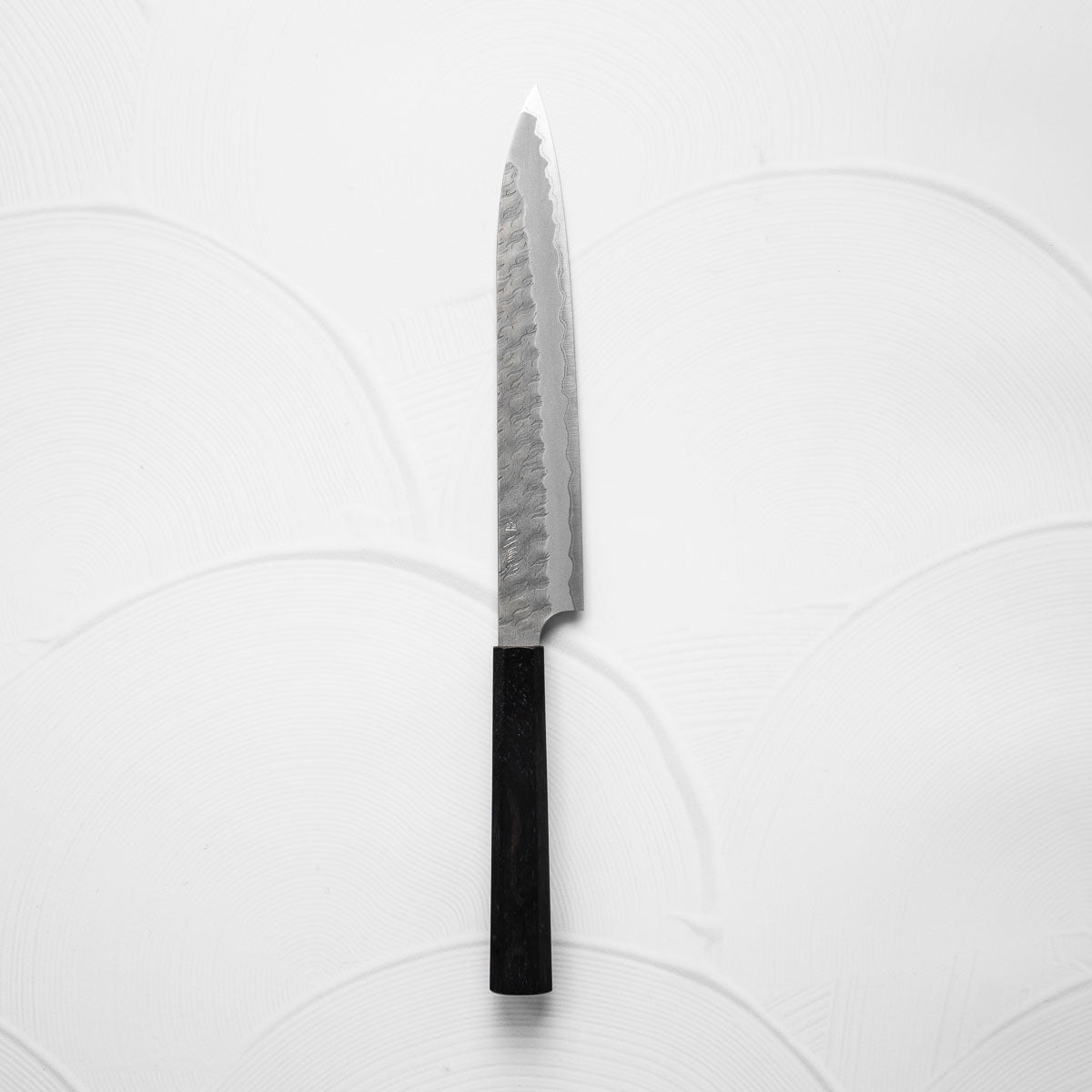 Nigara Hamono Blue Super Tsuchime Sujihiki 240mm - Ebony