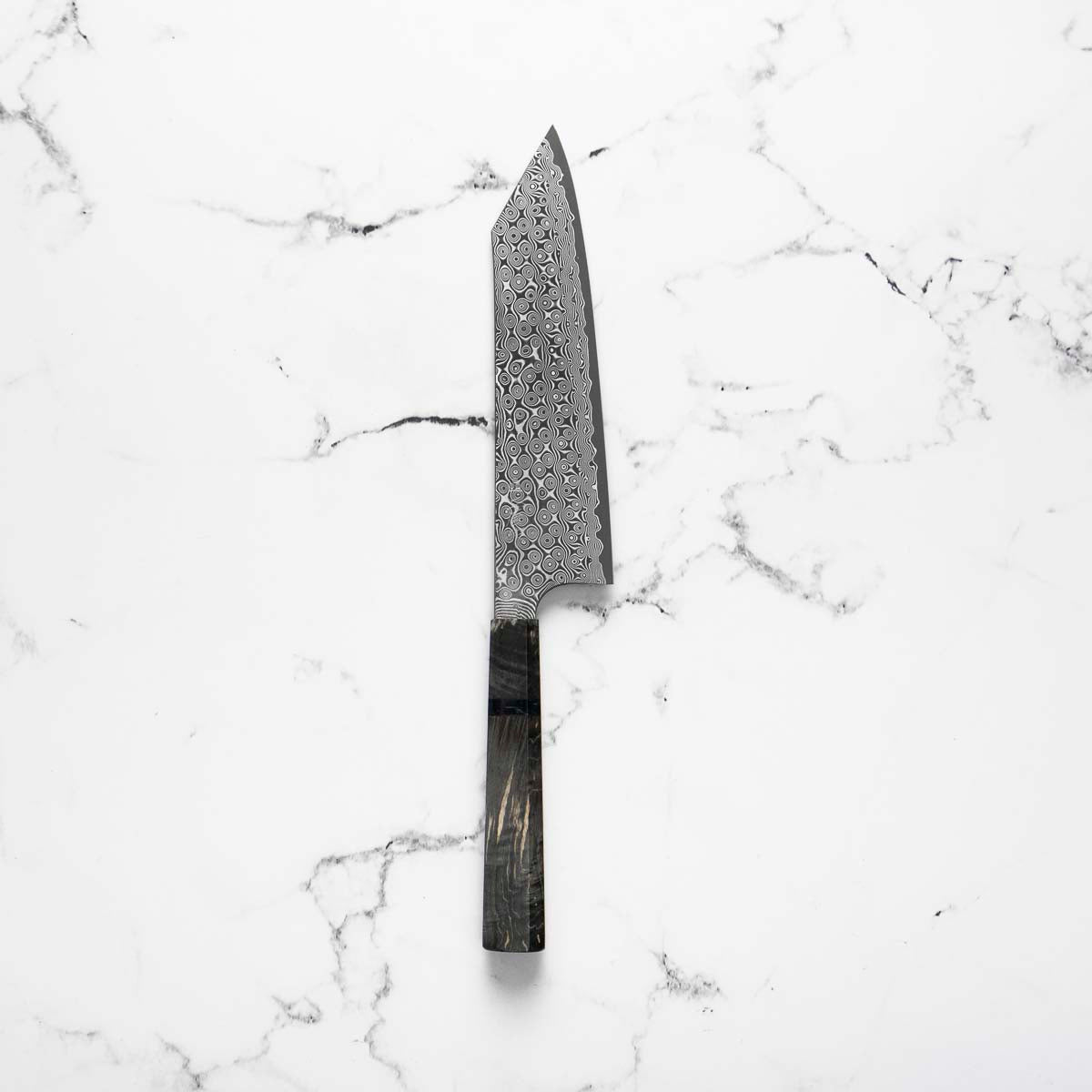 Nigara Hamono SG2 Raindrop Damascus Kiritsuke Gyuto 210mm