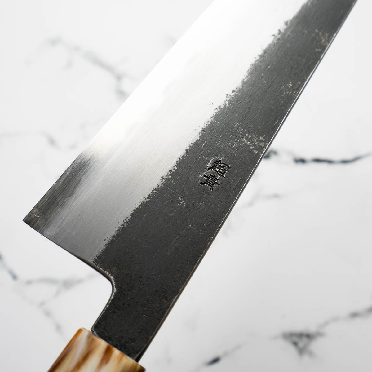 Y. Tanaka x Sakai Kikumori Blue Super Kurouchi Gyuto 240mm