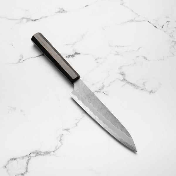 Nigara Hamono Blue Super Tsuchime Petty 150mm - Ebony