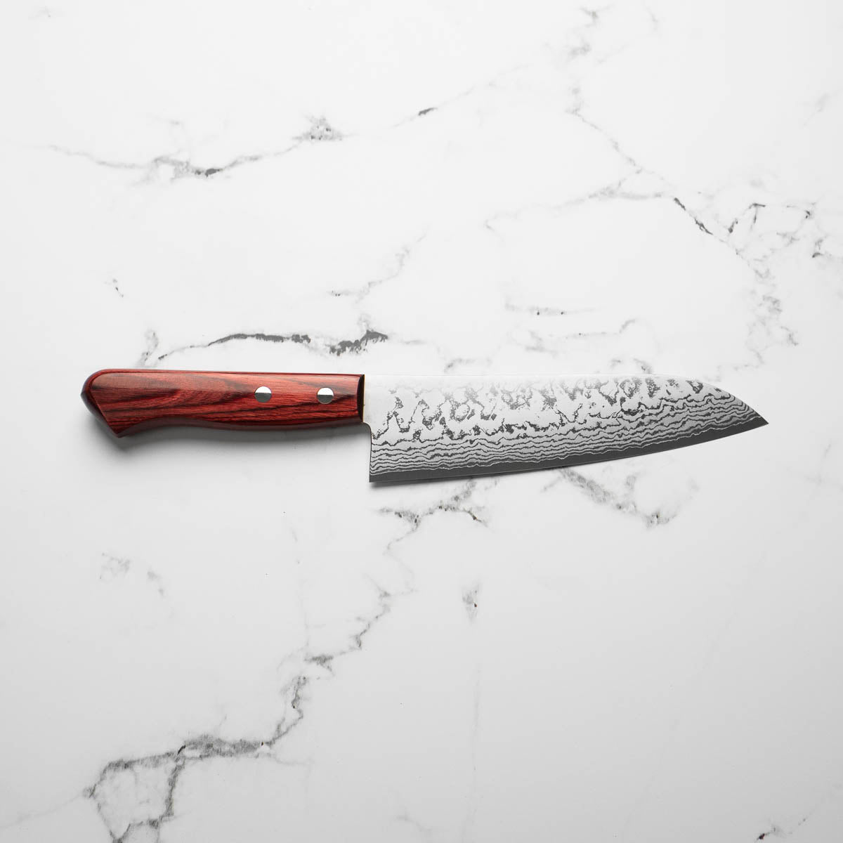Katsushige Anryu VG10 Damascus Santoku 165mm