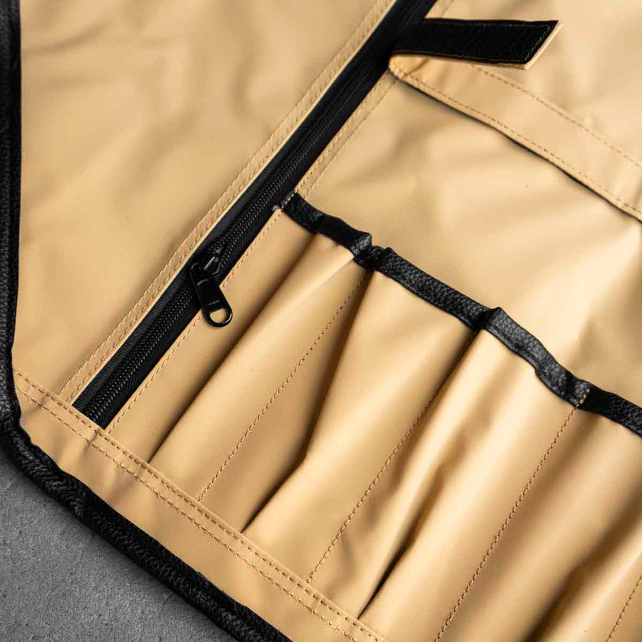Porter 5 Pocket Polymer Knife Roll - Tan