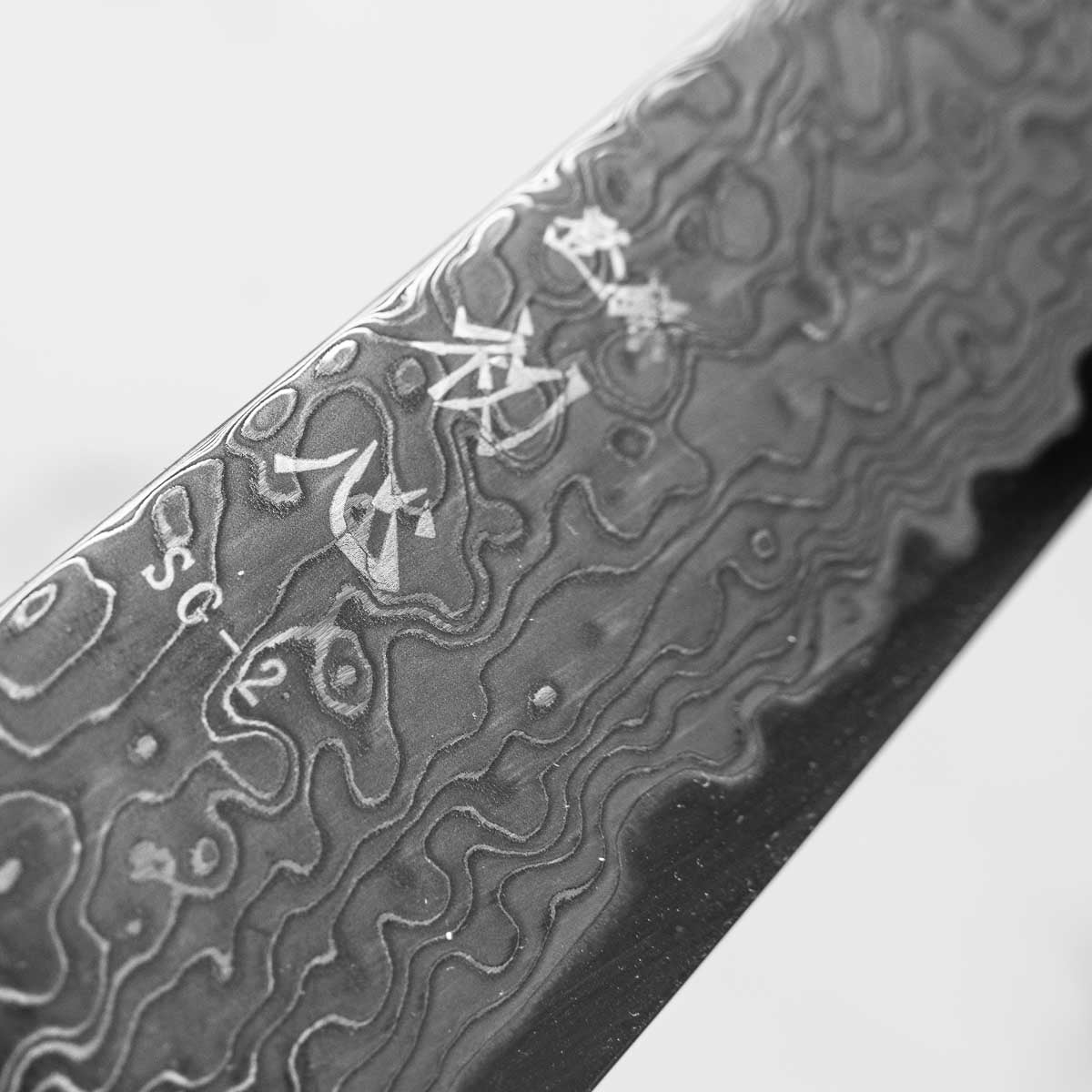 Hatsukokoro Ryuhyo Kurozome SG2 Damascus Petty 150mm - Ebony