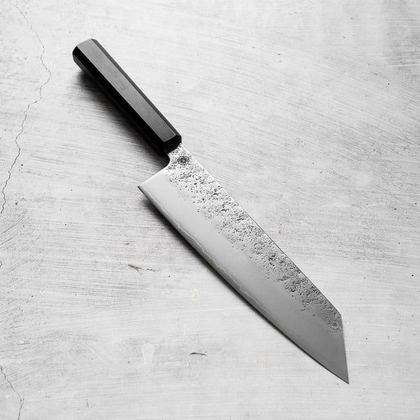 Hajimaru Ginsan Nashiji Tall Kiritsuke 210mm - Mono Bubinga
