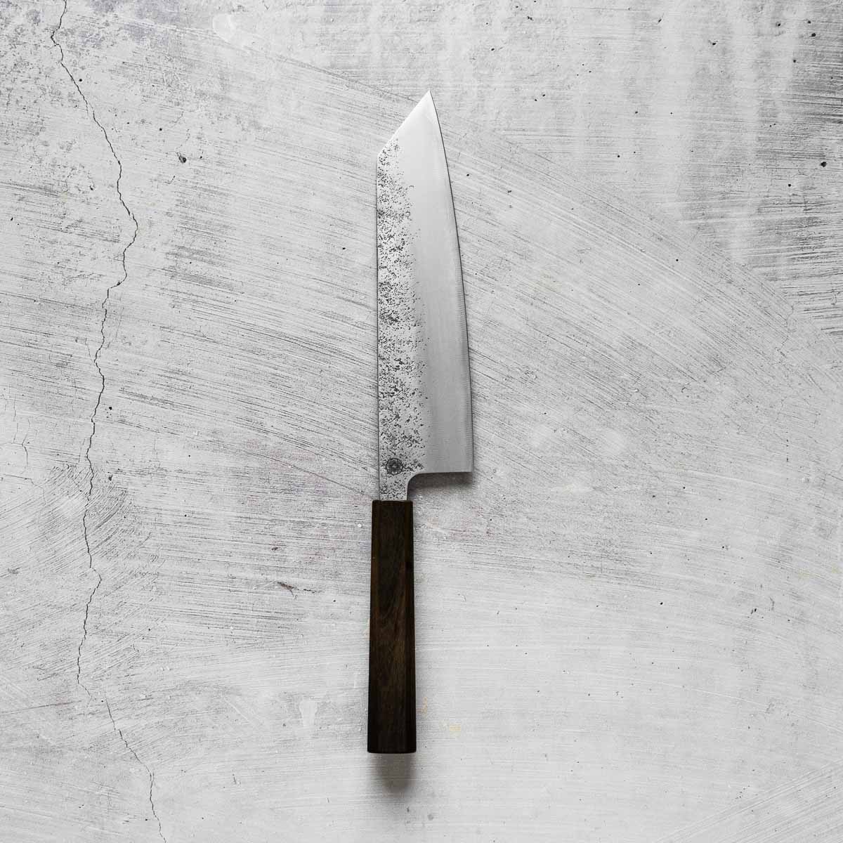 Hajimaru Ginsan Nashiji Tall Kiritsuke 210mm - Mono Ebony