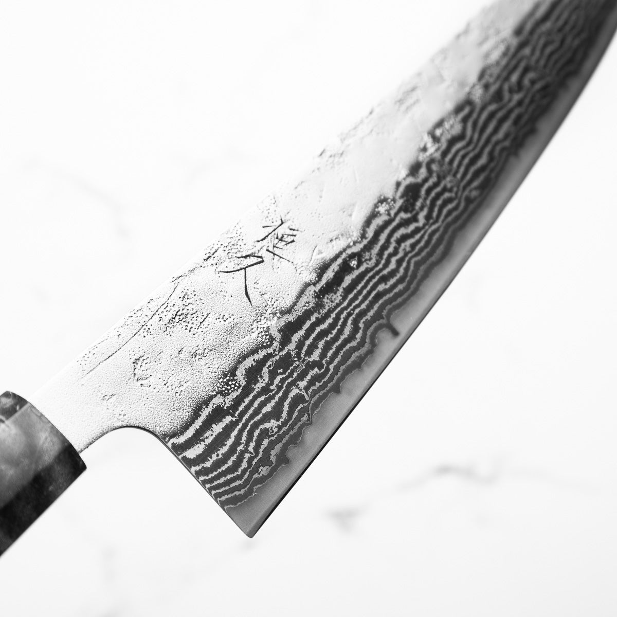 Tsunehisa Swedish Stainless Washiji Gyuto 210mm - Dark Maple