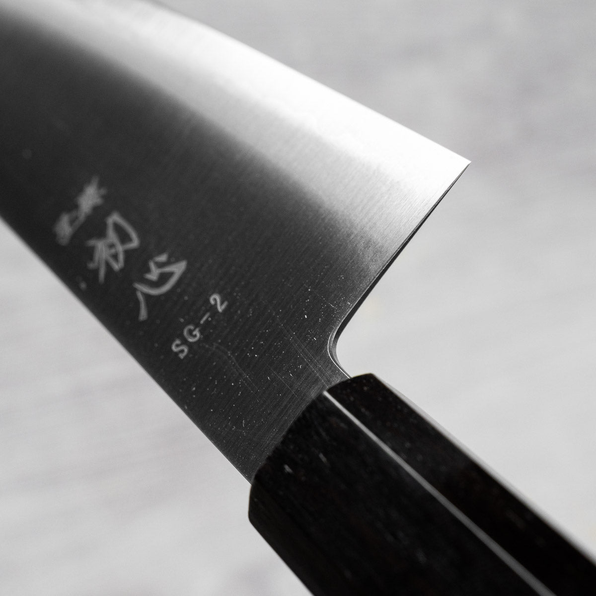 Hatsukokoro Hayabusa SG2 Kiritsuke 210mm - Mono Ebony