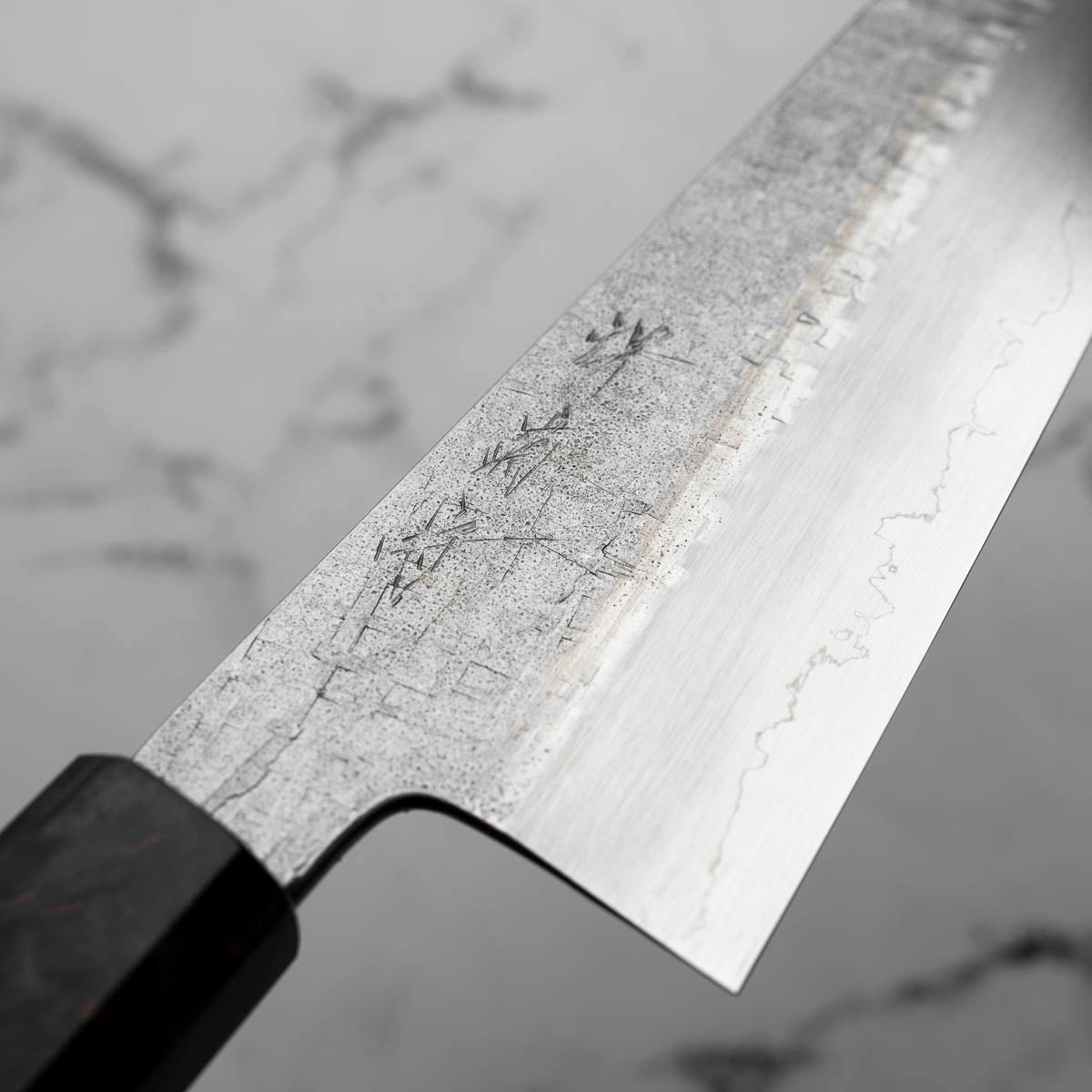 Satoshi Nakagawa Ginsan Tsuchime Gyuto 210mm - Maple