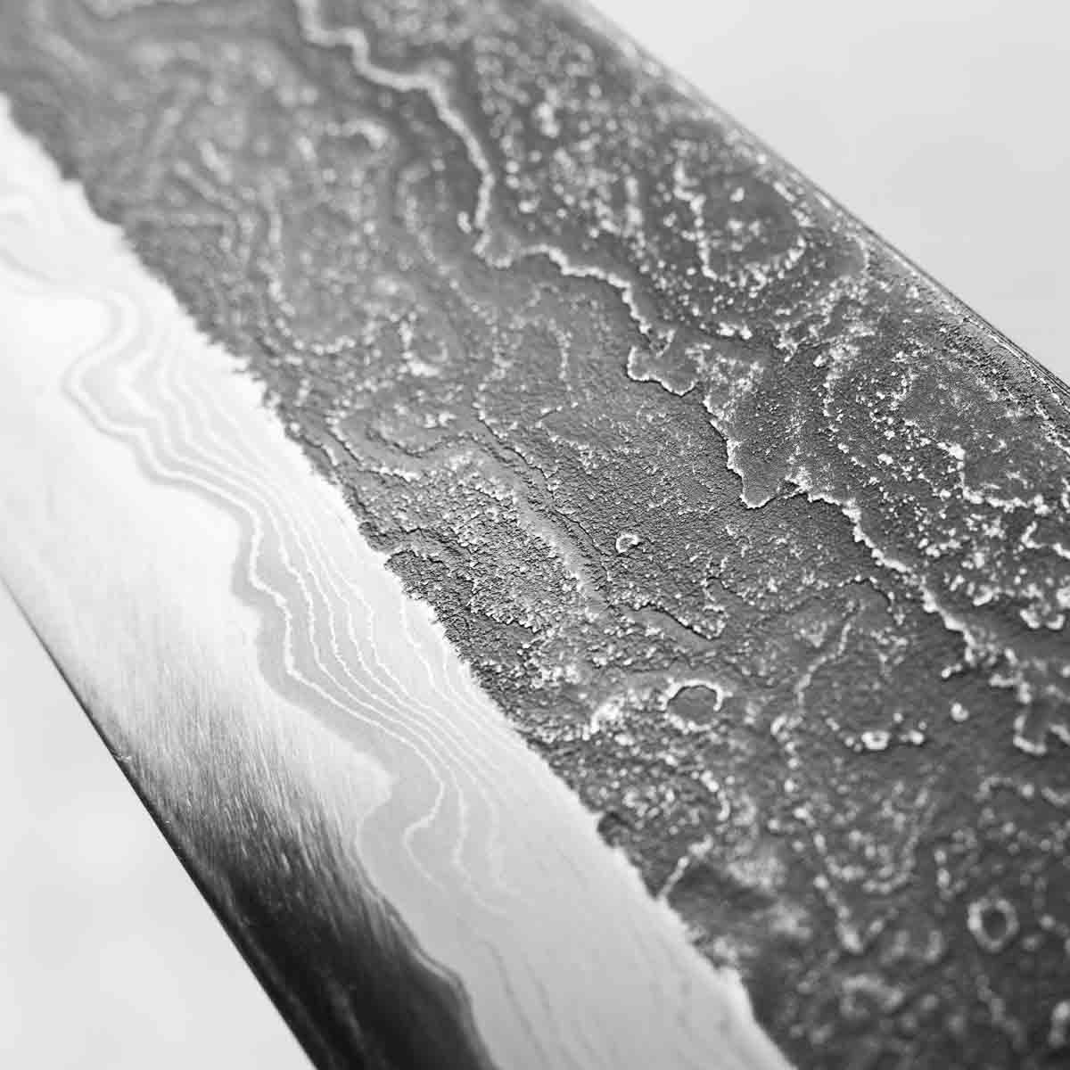 Tsukasa Hinoura Kitaeji White 2 Damascus Gyuto 240mm