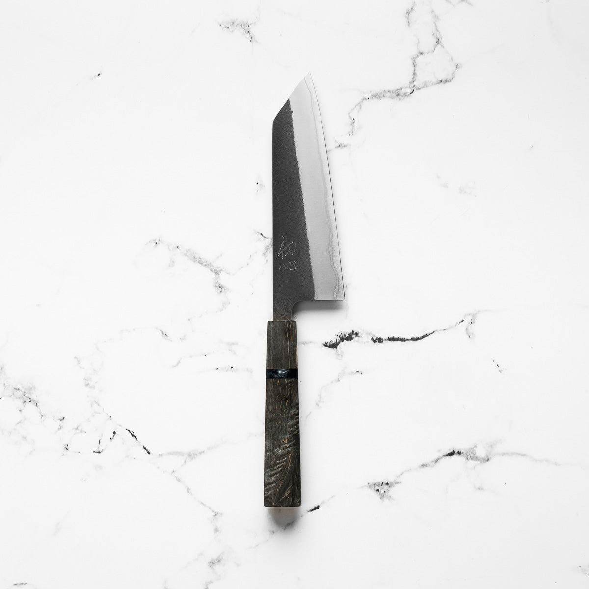 Yoshikane (Hatsukokoro) White 2 Nashiji Bunka 165mm - Dark Maple