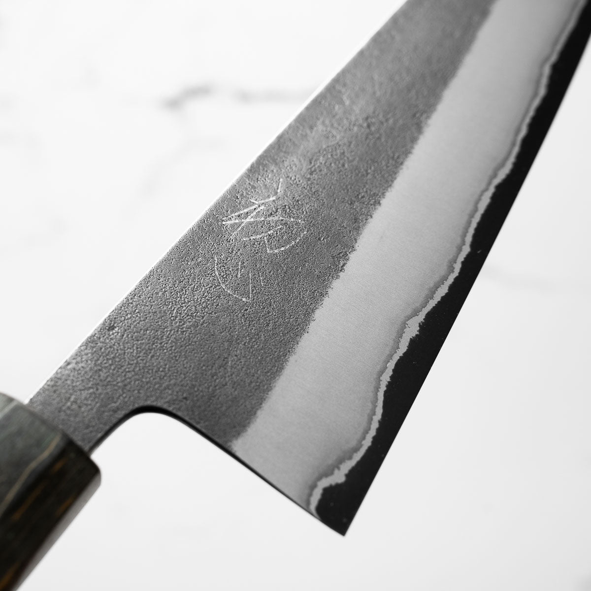 Yoshikane (Hatsukokoro) White 2 Nashiji Bunka 165mm - Dark Maple