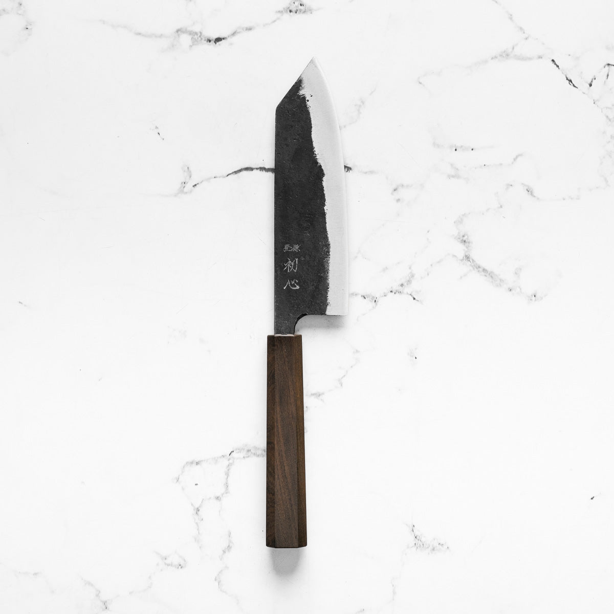 Hatsukokoro Kurogane Blue 2 Bunka 165mm - Mono Bubinga