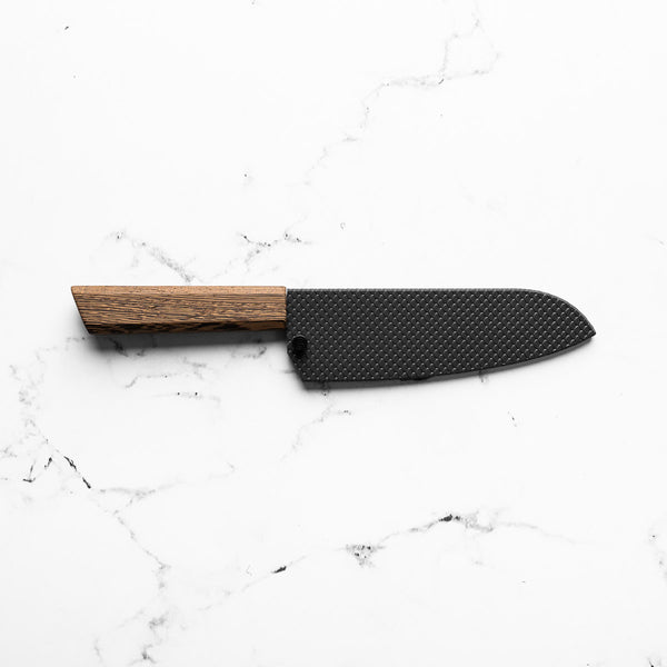 Senzo Retro Santoku 167mm - Fitted Saya - Scales
