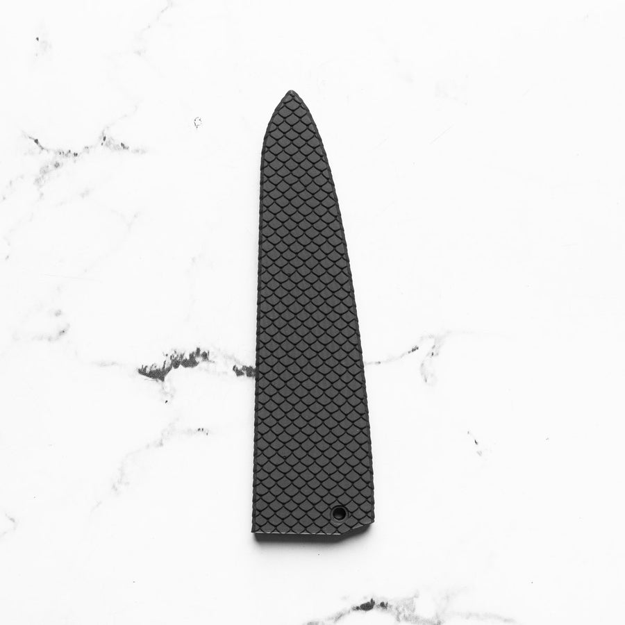 Senzo Retro Small Santoku 143mm - Fitted Saya - Scales