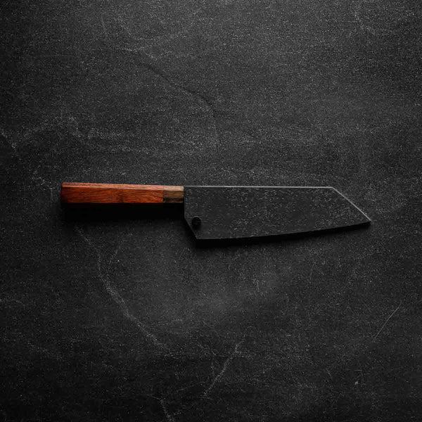 Seido VG10W Rainbow Damascus Bunka 165mm - Damascus Fitted Saya