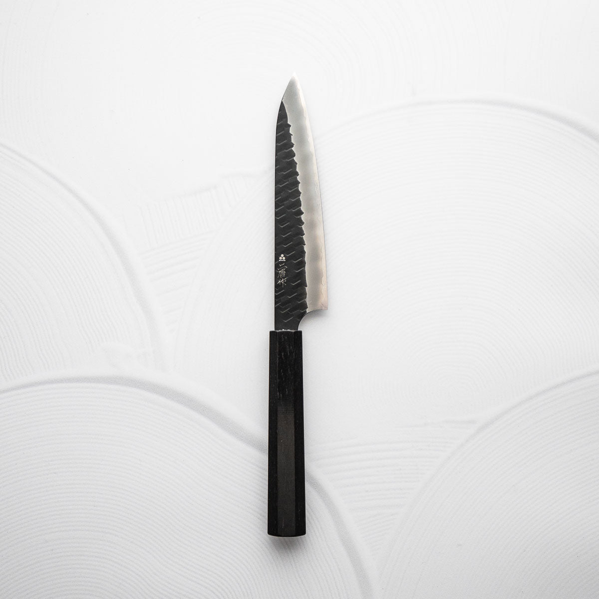 Nigara Hamono SG2 Kurouchi Tsuchime Petty 150mm - Ebony