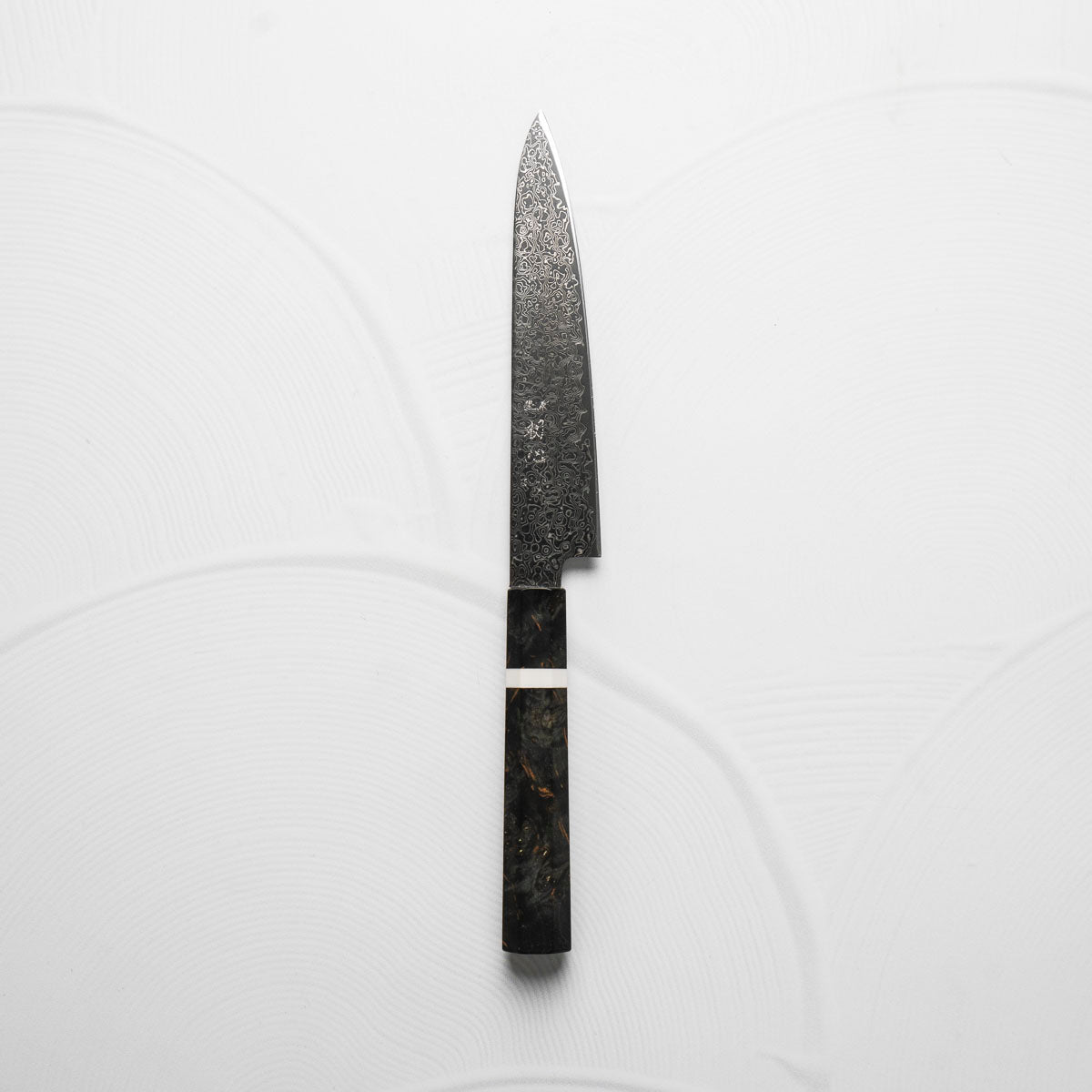 Hatsukokoro Saihyo SG2 Black Damascus Petty 150mm - Maple