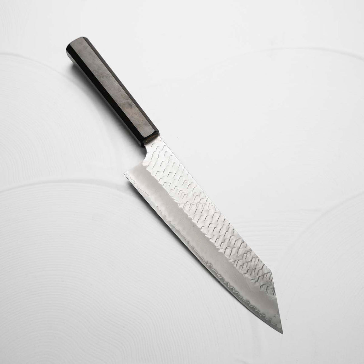 Nigara Hamono SG2 Migaki Tsuchime Kiritsuke Gyuto 210mm - Ebony
