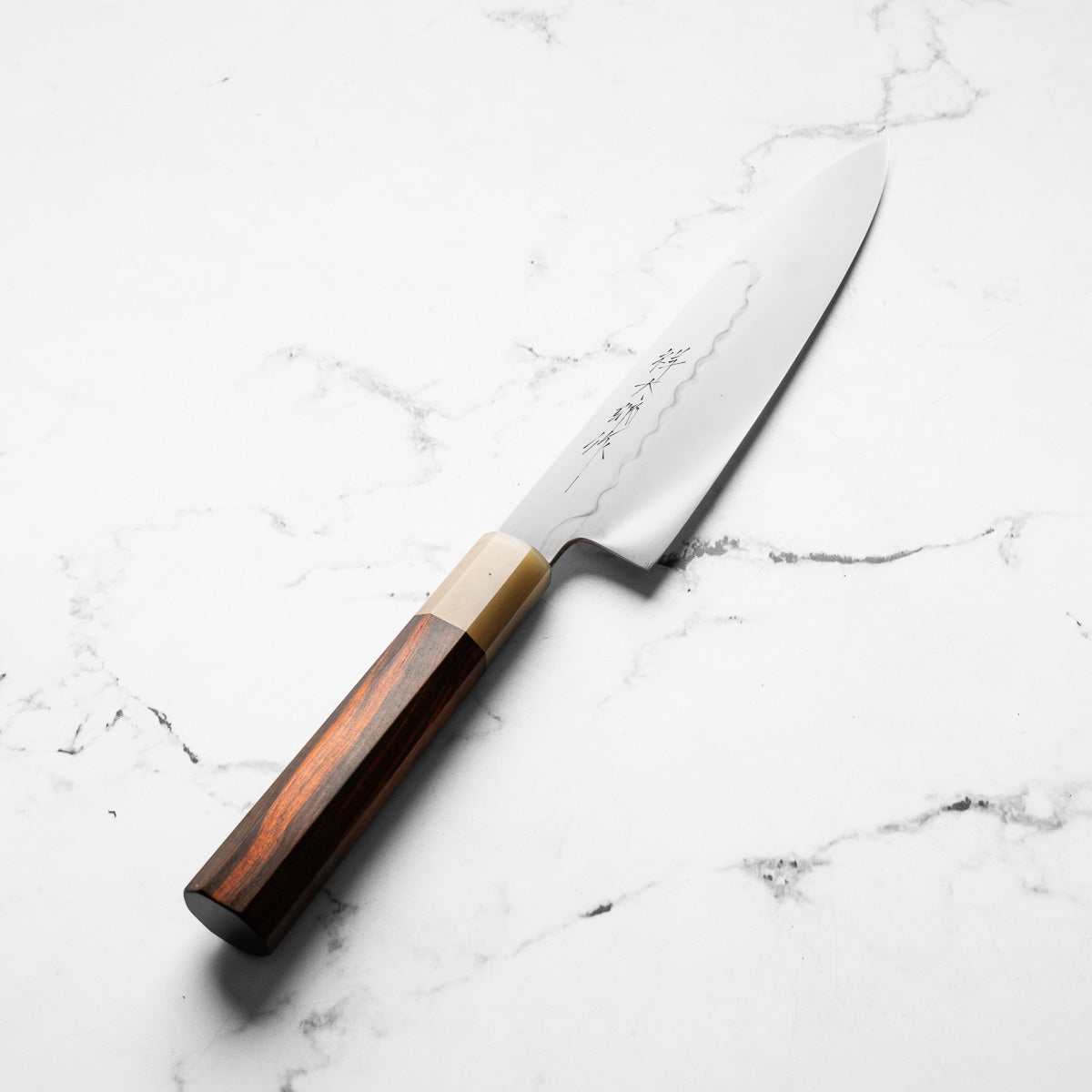 Shotaro Nomura White 1 Mizu Honyaki Wave Gyuto 210mm