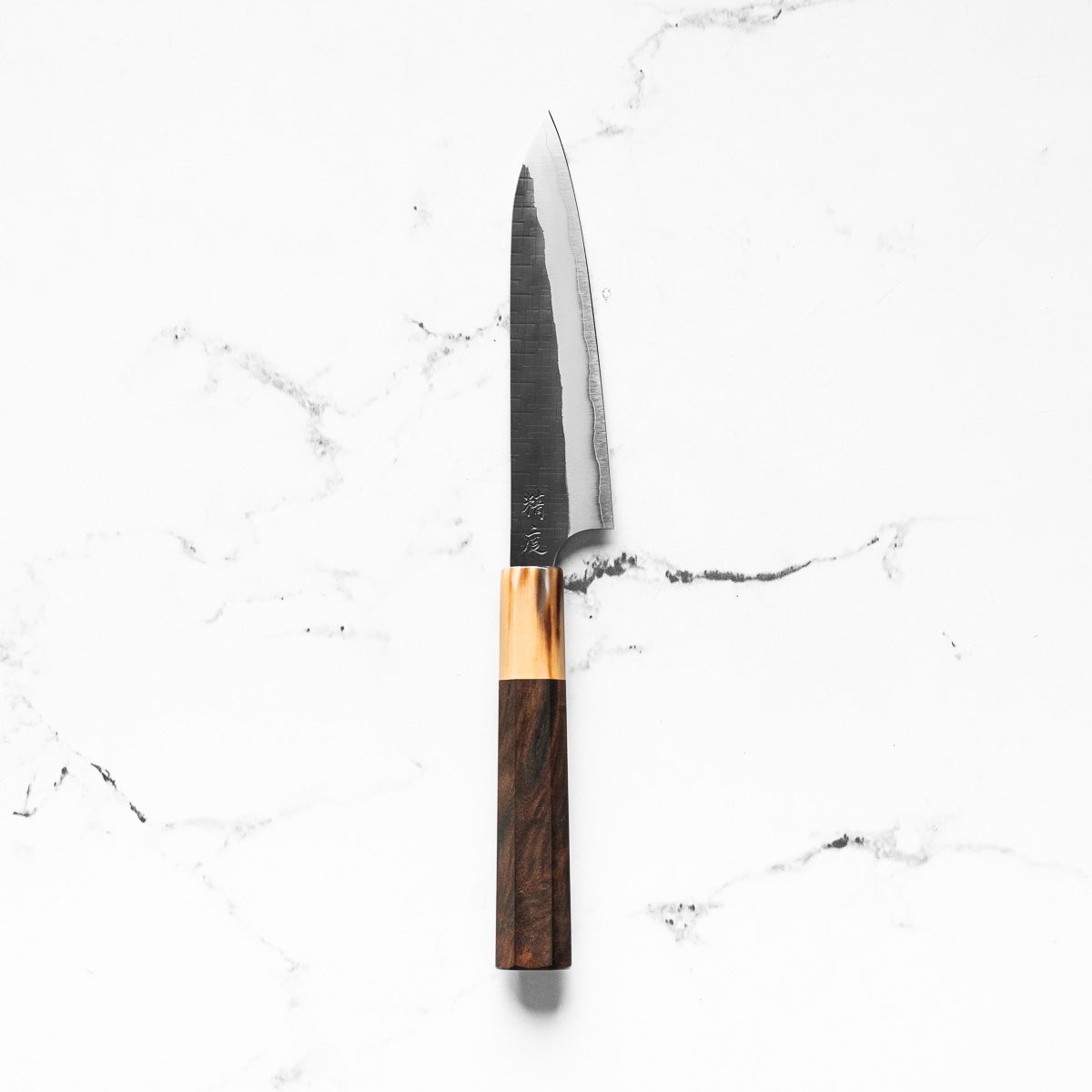 Seido "Aomori" Ginsan Tsuchime Petty 135mm - Siamese Rosewood