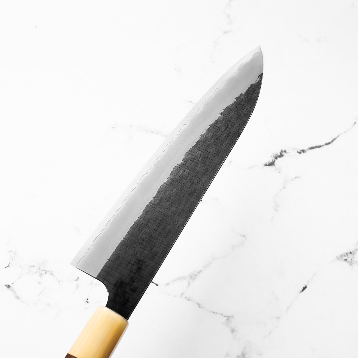 Seido "Aomori" Ginsan Tsuchime Gyuto 240mm - Siamese Rosewood
