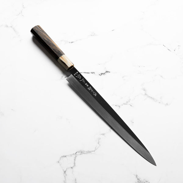 Masamoto Sohonten Blue 2 Mirror Finished Honyaki Yanagiba 270mm
