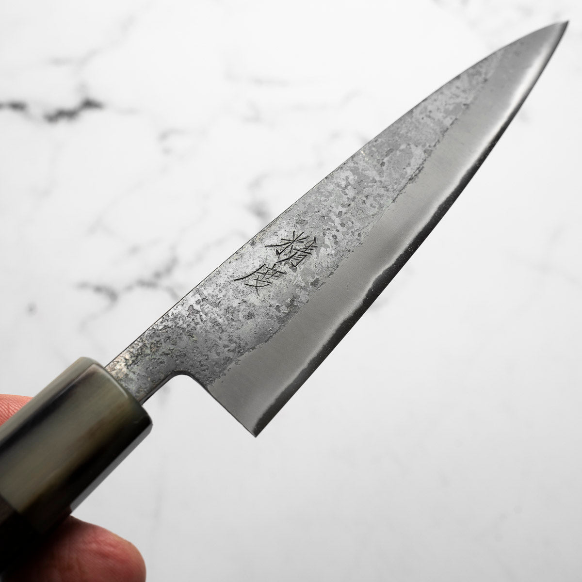 Seido "Kuro" x Tadafusa White 2 Kurouchi Petty 135mm - Persimmon
