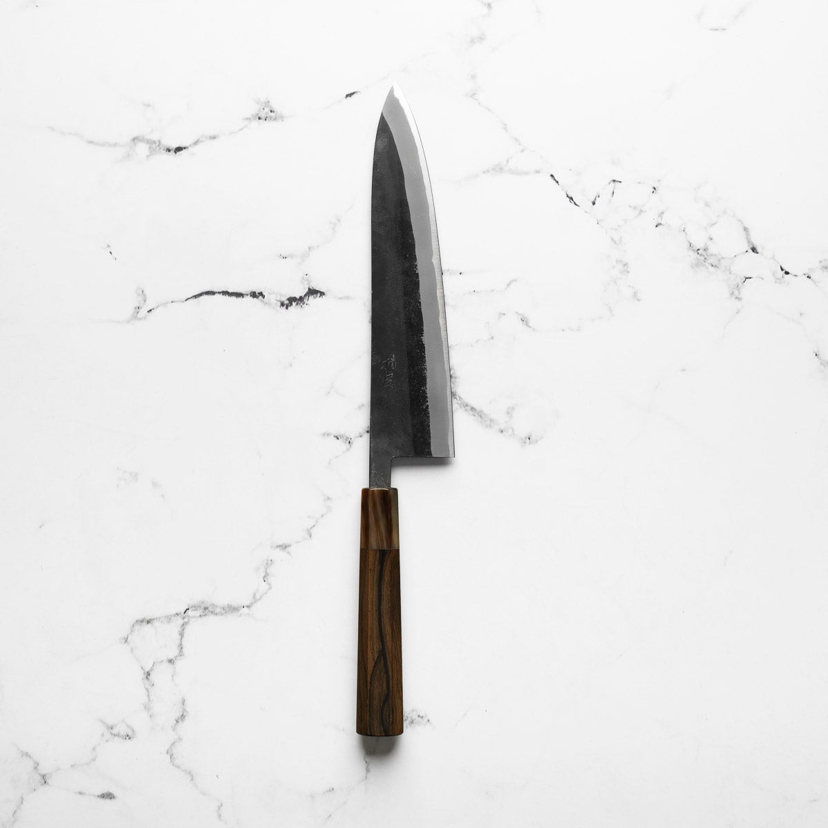 Seido "Kuro" x Tadafusa White 2 Kurouchi Gyuto 210mm - Persimmon
