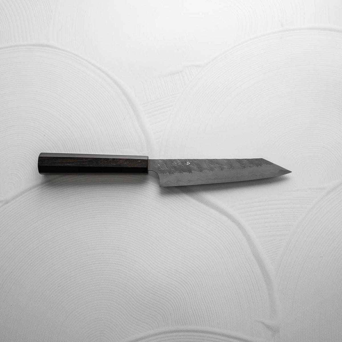 Nigara Hamono Blue Super Tsuchime Kiritsuke Petty 150mm - Ebony