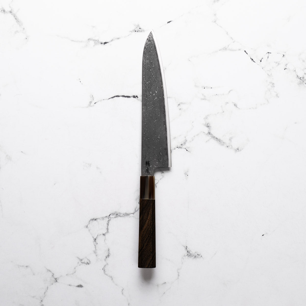 Seido VG10 Kurozome Nickel Damascus Gyuto 210mm - Persimmon