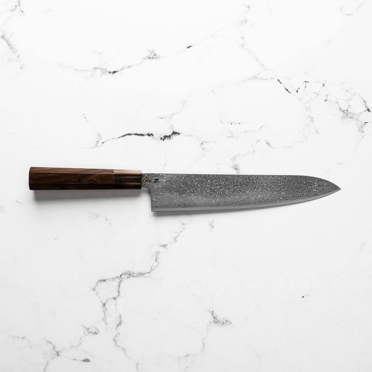 Seido VG10 Kurozome Nickel Damascus Gyuto 240mm - Persimmon