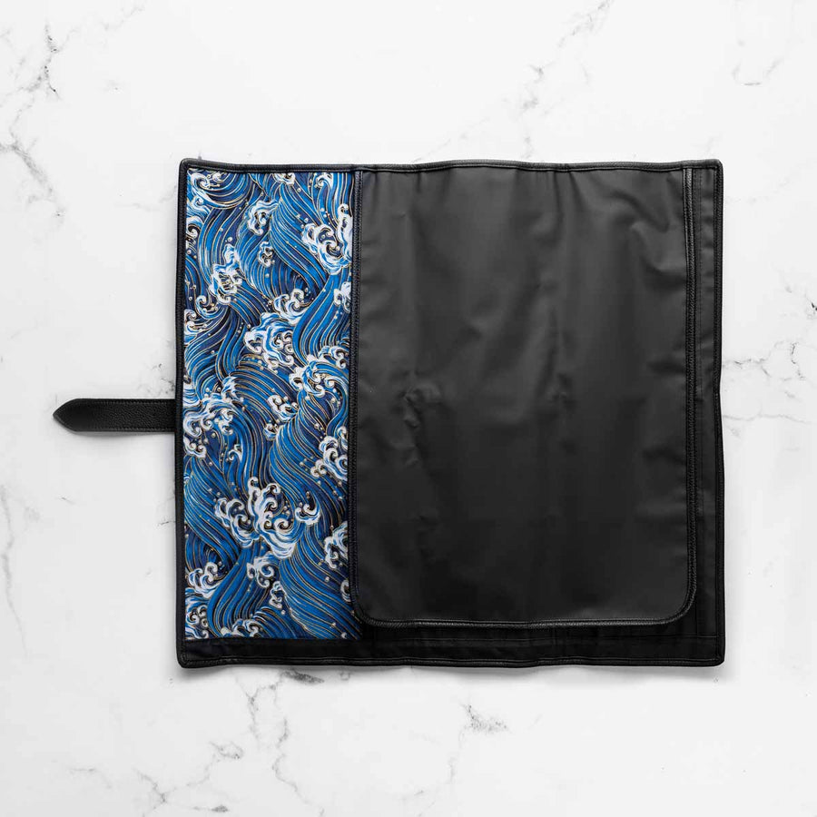 Porter 5 Pocket Polymer Knife Roll - Blue Liner