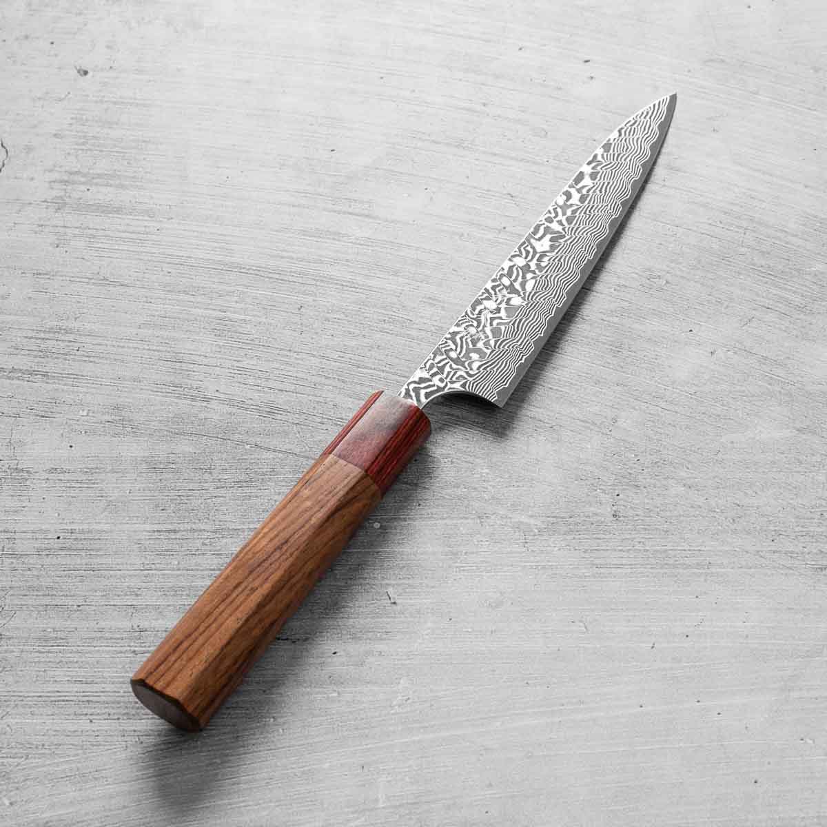 Yoshimi Kato SG2 Black Damascus Damascus Petty 150mm
