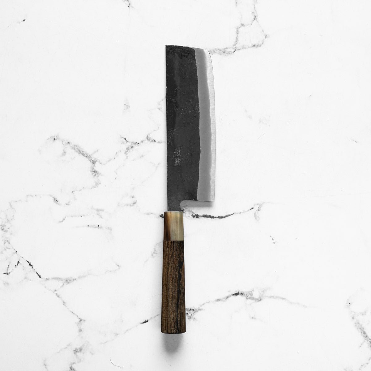 Seido "Kuro" x Tadafusa White 2 Kurouchi Nakiri 165mm