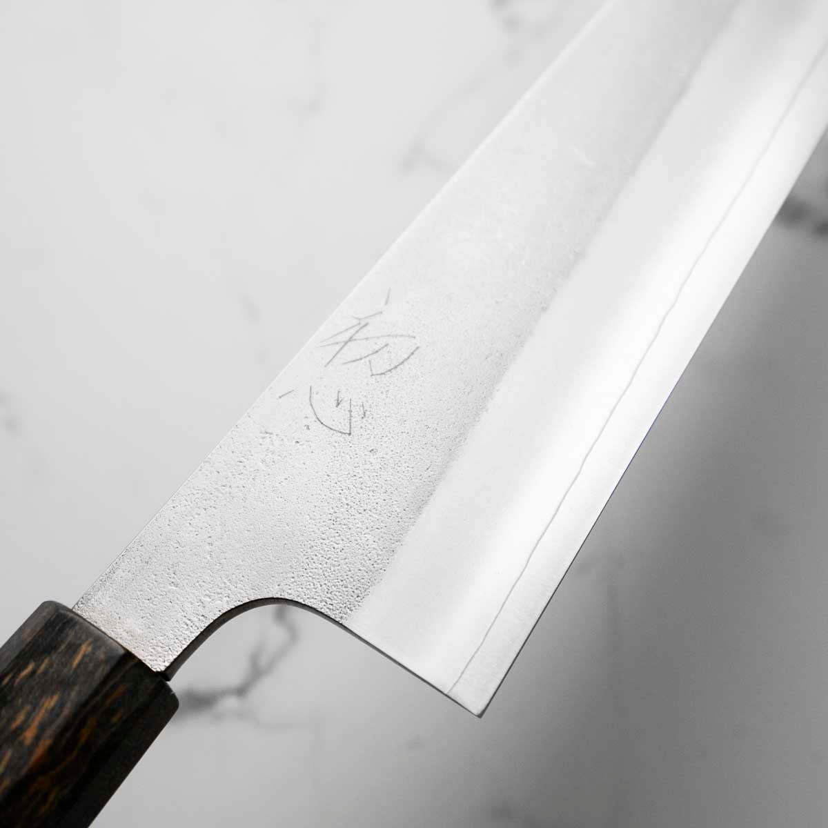 Yoshikane (Hatsukokoro) SKD Nashiji Extra Tall Gyuto 240mm - Dark Maple