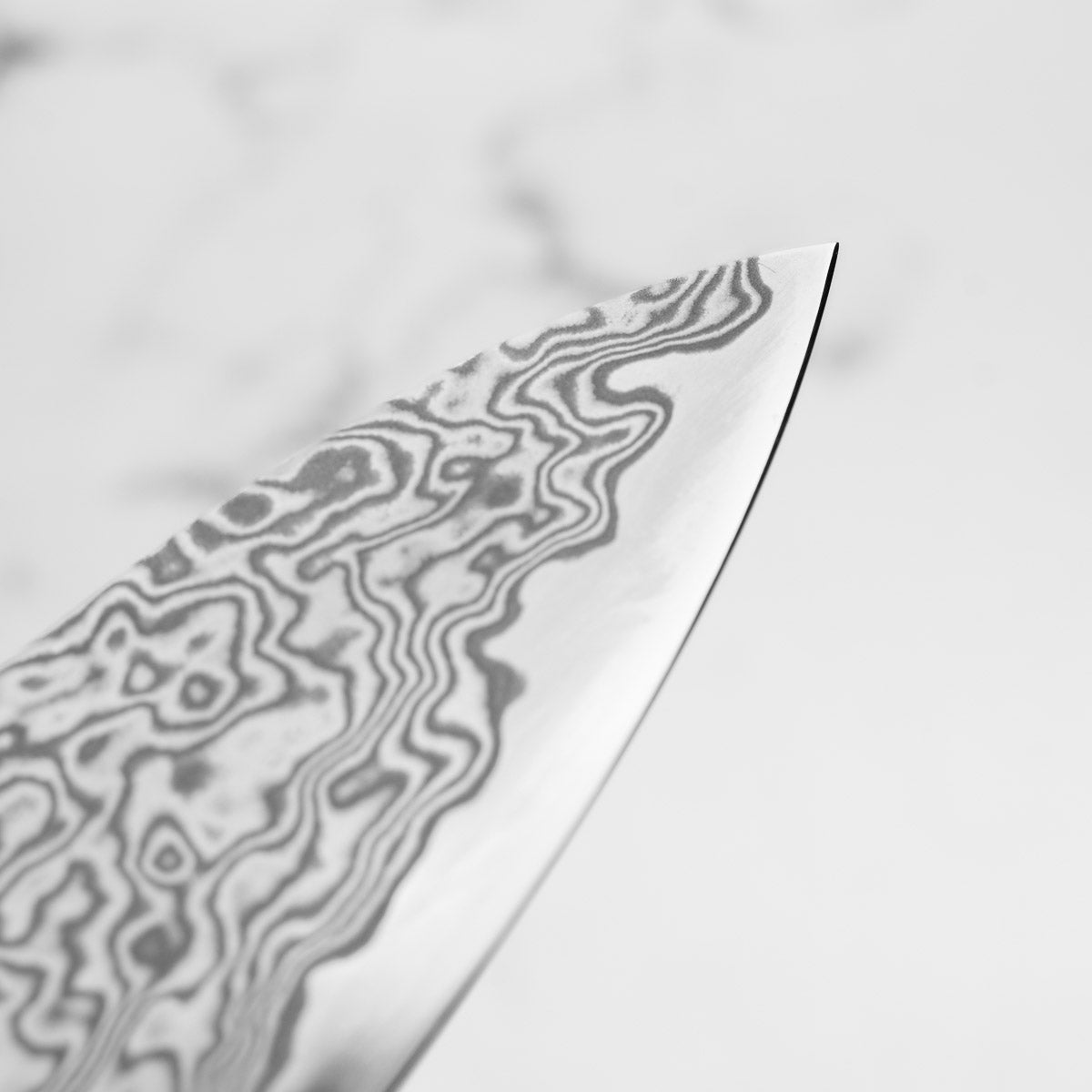 Sakai Kikumori "Minamo" ATS34 Damascus Gyuto 240mm - Persimmon
