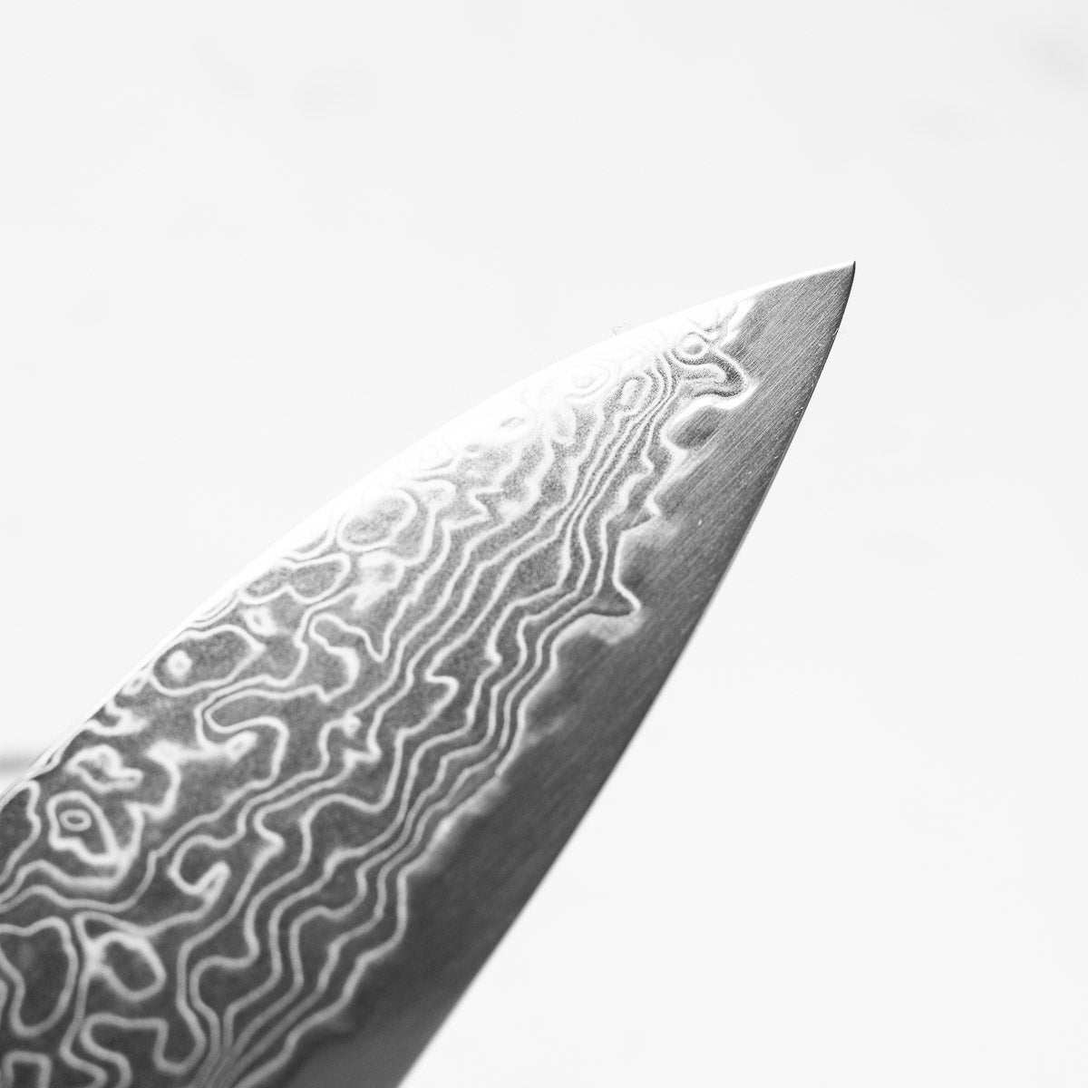 Hatsukokoro Ryuhyo Migaki SG2 Damascus Gyuto 210mm - Ebony