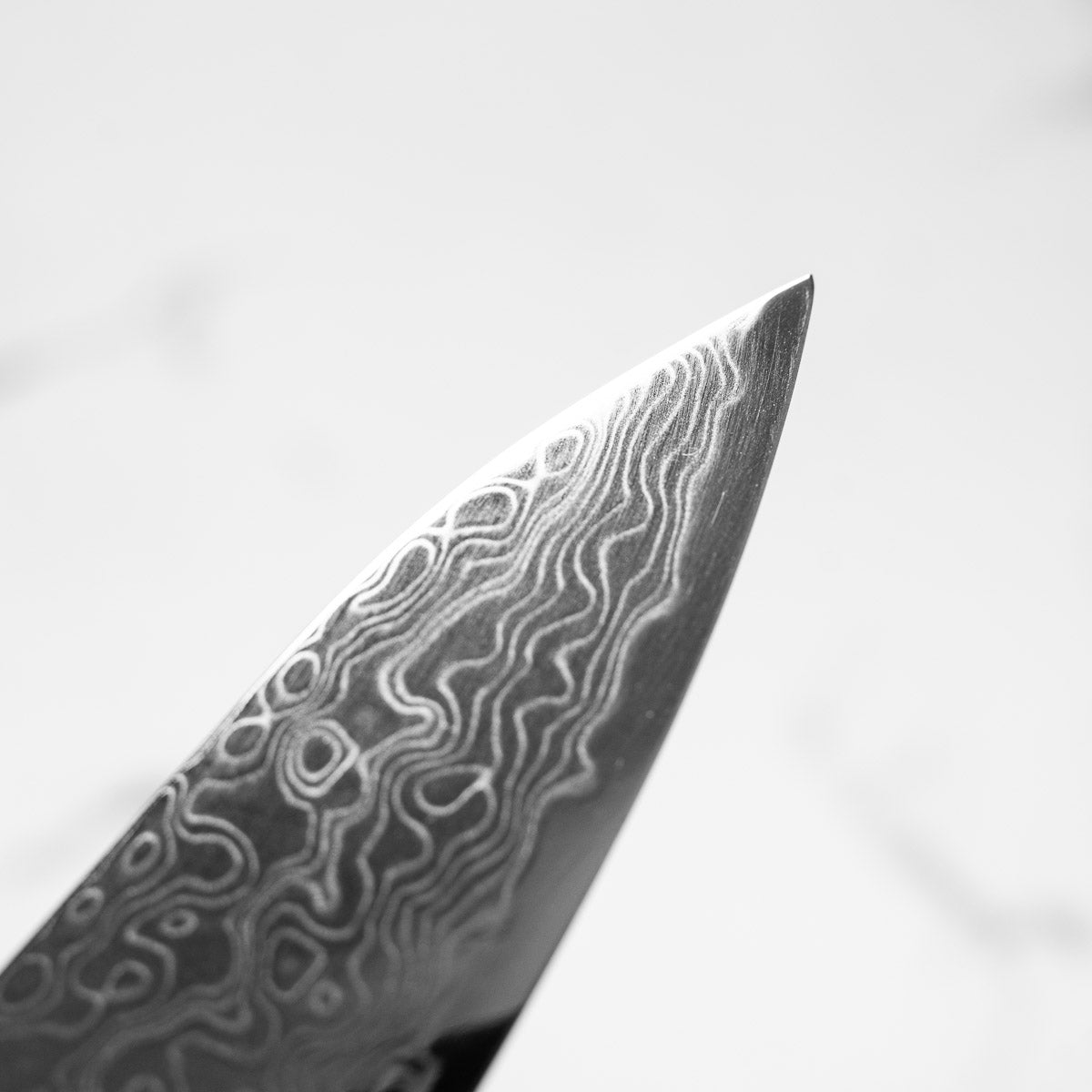 Hatsukokoro Ryuhyo Migaki SG2 Damascus Petty 150mm - Ebony
