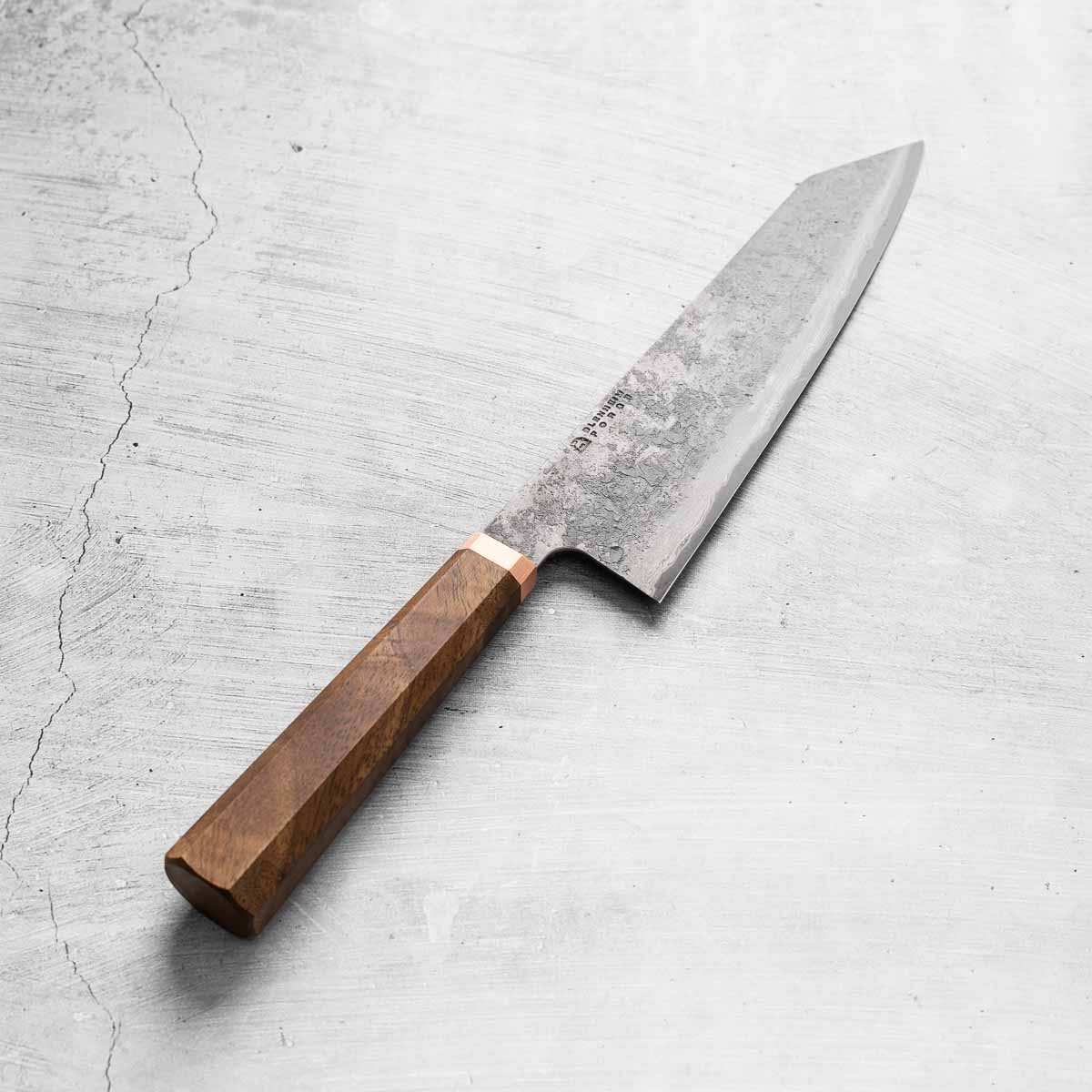 Blenheim Forge Classic Gyuto - angled view