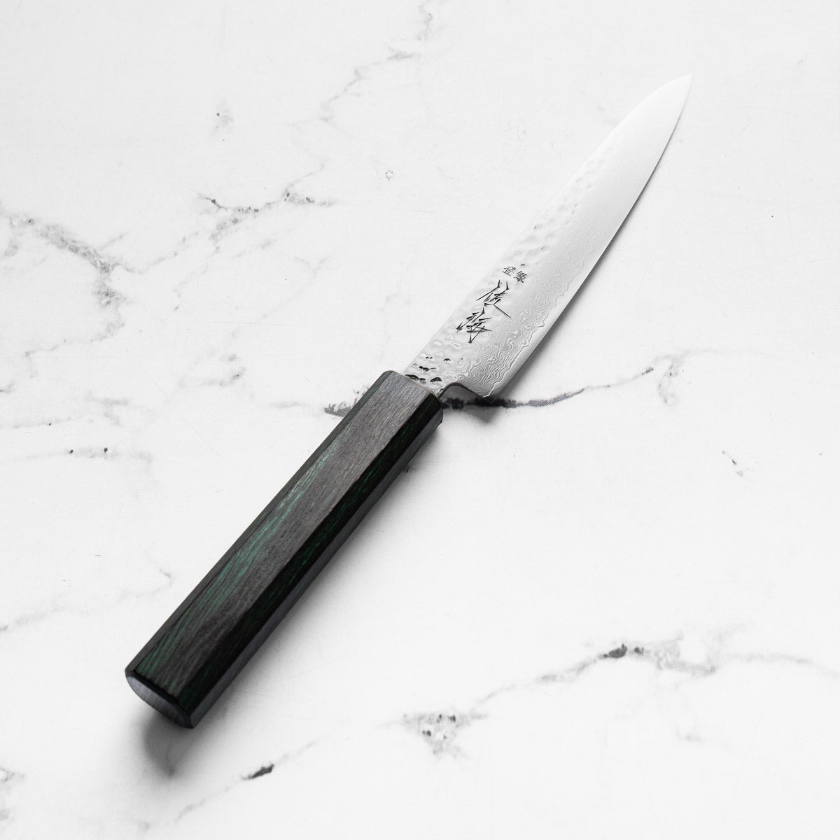 Touroku Sakai Kagayaki VG10 Damascus Tsuchime Petty 150mm