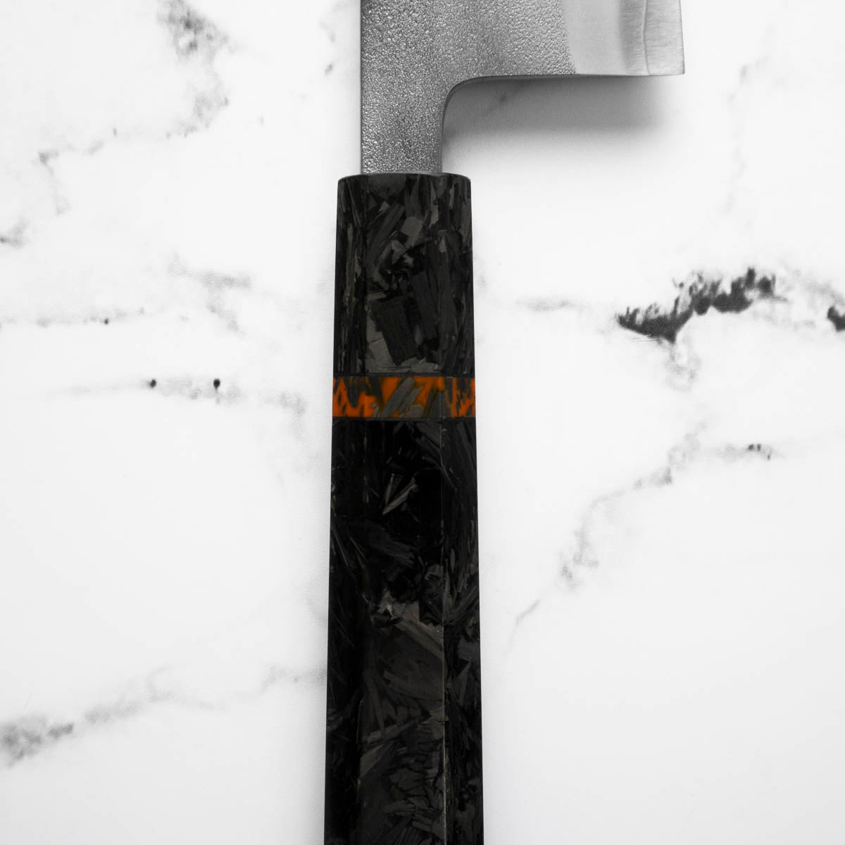 Yoshikane (Hatsukokoro) SKD Nashiji Bunka 165mm - Carbon Fibre