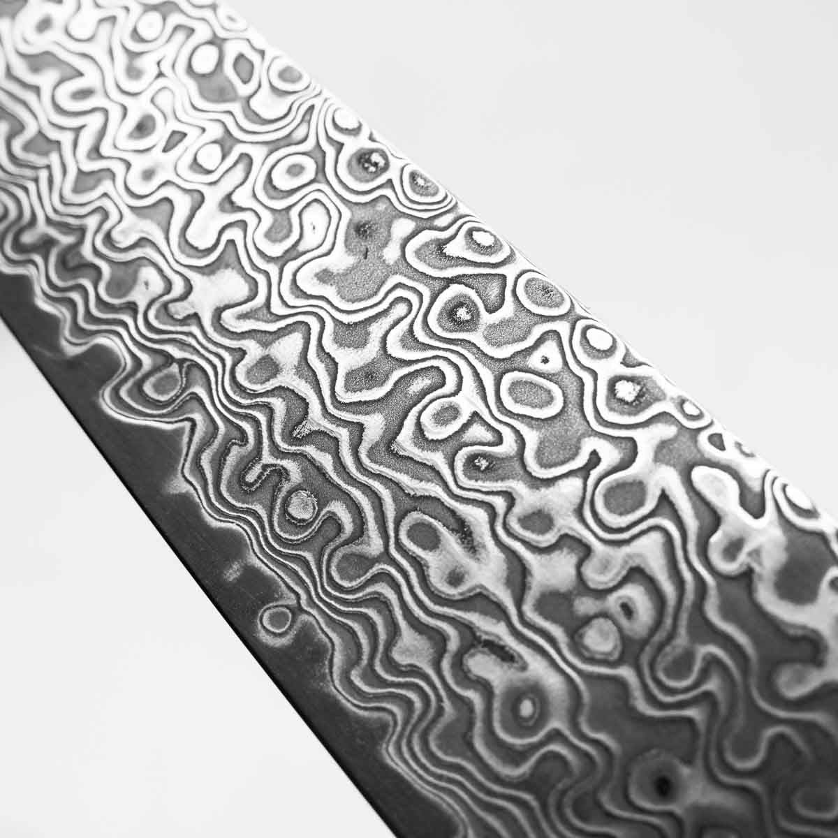 Hatsukokoro Ryuhyo Kurozome SG2 Damascus Petty 150mm - Persimmon