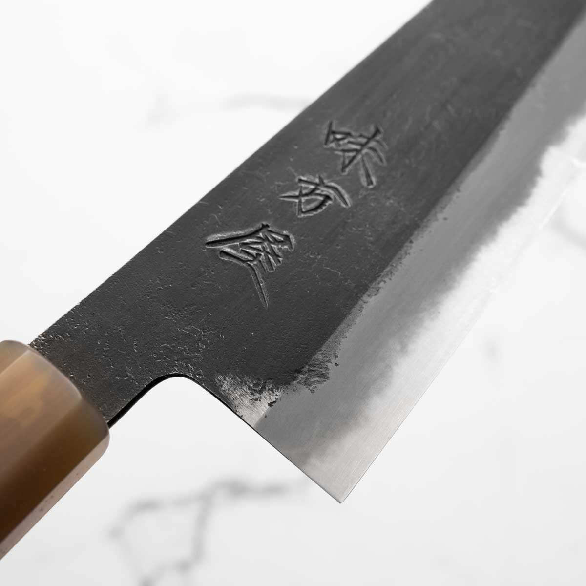 Mutsumi Hinoura Ajikataya White 2 Gyuto 210mm - Maple & Double Blonde